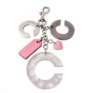 Coach Triple C Trigger Snap Keychain